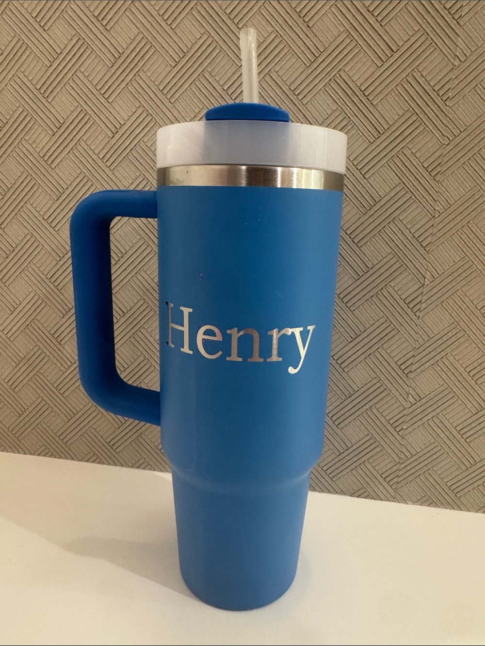 Stanley Quencher H2.0 FlowState Stainless Steel Tumbler 30oz -personalized Henry